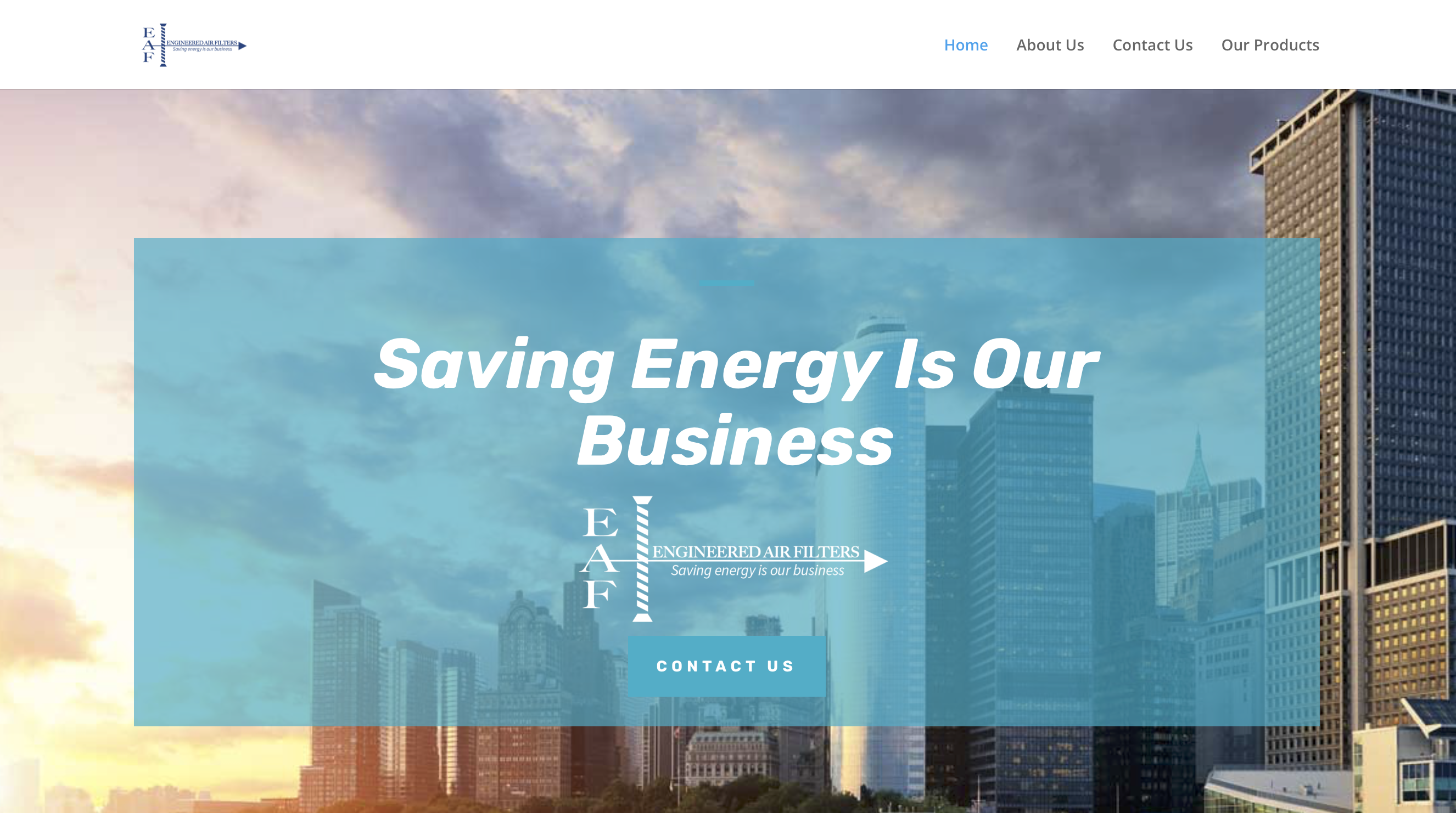 Engineered Air Filters Website